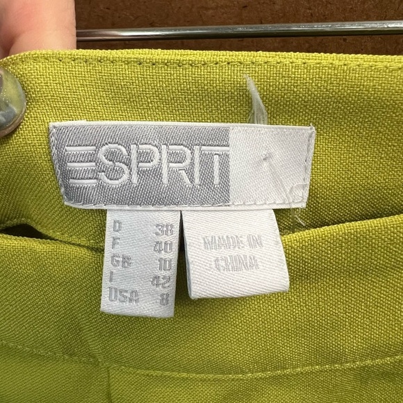 Vintage Esprit Chartreuse pants - Picture 2 of 2